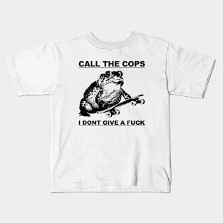 Call The Cops Frog Kids T-Shirt